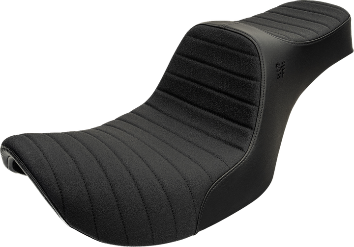 SLYFOX High Noon Seat - Vinyl - Black Classic Stitch - FXR '82-'00 4738A