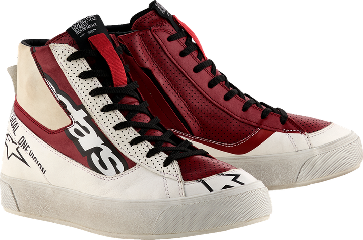 ALPINESTARS Stella Stated Flair Shoes - White/Rio Red - US 8.5 2541426-2066-85