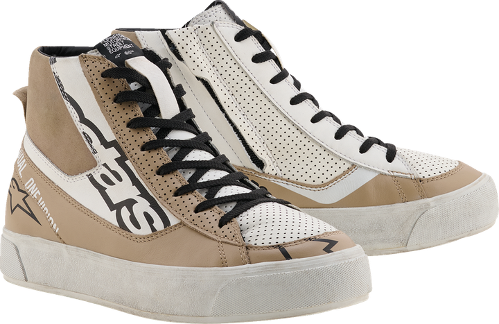 ALPINESTARS Stella Stated Flair Shoes - Warm Gray/White - US 7 2541426-9322-7