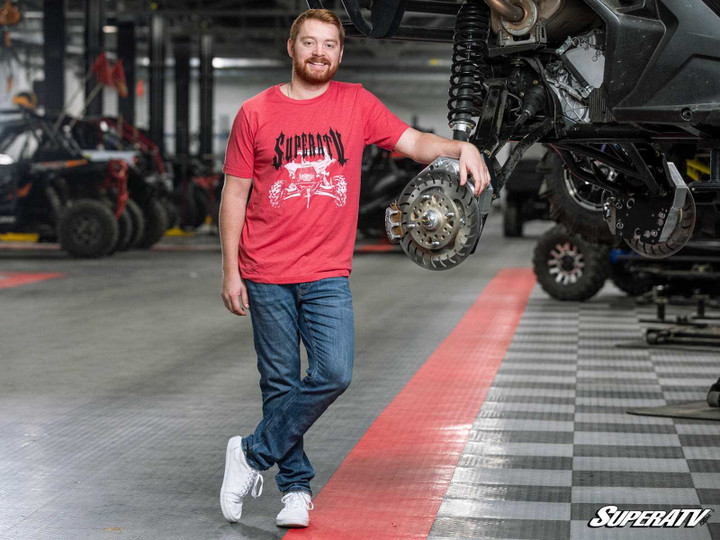 SuperATV Rock 'n Roll Unisex T-Shirt - Red - S