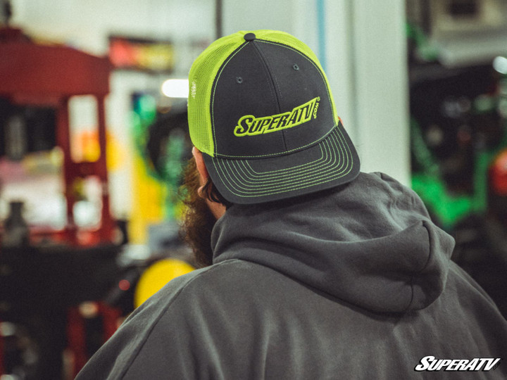 Green and Gray SuperATV Trucker Hat -