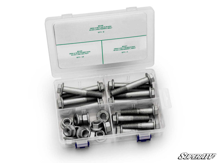 Up & Running Honda Pioneer 1000 Suspension Bolt Kit - Front A-Arm Kit