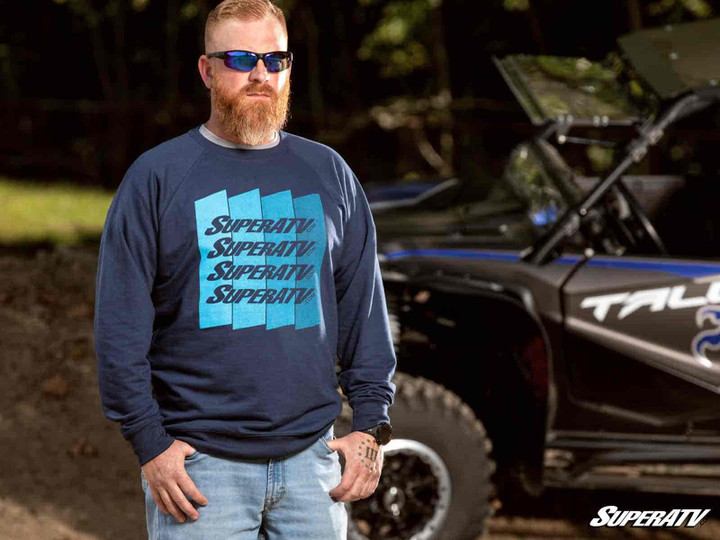 SuperATV Indigo Crewneck Sweatshirt - S