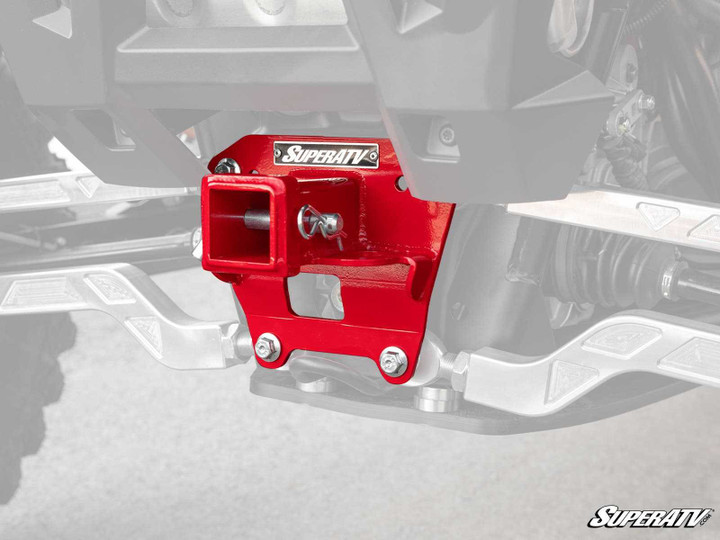 Polaris RZR XP Turbo S Rear Receiver Hitch - Red