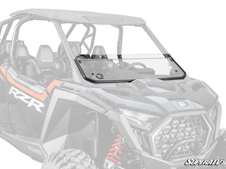 Polaris RZR Pro S Half Windshield - Standard Polycarbonate - Clear