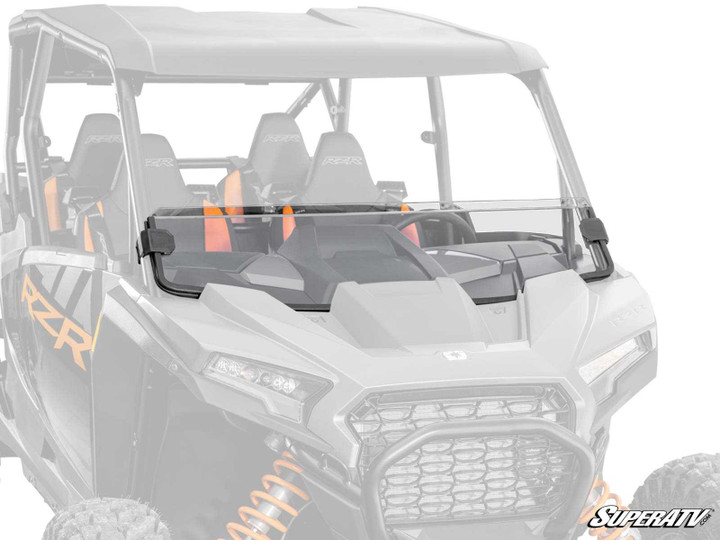 Polaris RZR XP Half Windshield - Standard Polycarbonate - Clear
