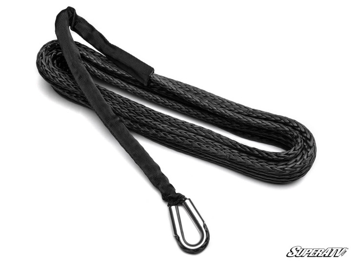 Synthetic Winch Rope Replacement - 12000 lbs. - Charcoal