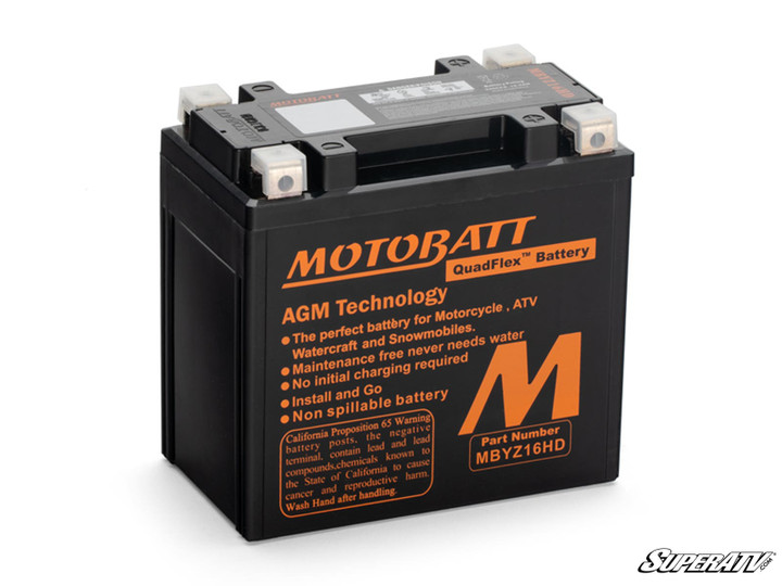 Honda ATV Motobatt Battery Replacement -