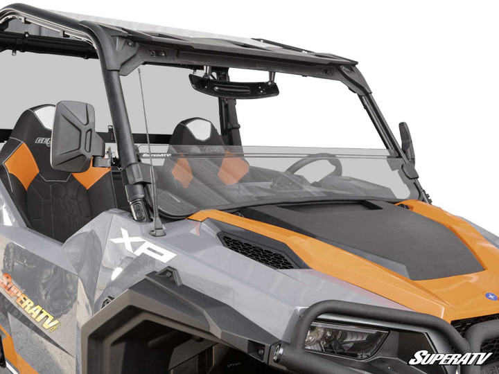 Polaris General XP 1000 Half Windshield - Standard Polycarbonate - Light Tint