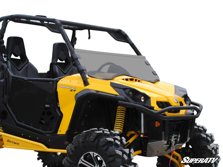 Can-Am Commander Half Windshield - 2011-2020 - Standard Polycarbonate - Dark Tint