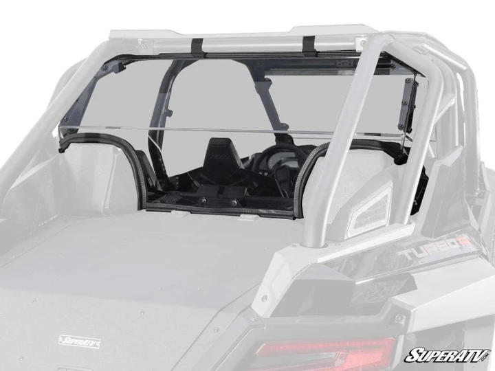 Polaris RZR PRO XP Rear Windshield - 4 Seat with Rockford Fosgate Audio - 2020-2024 - Standard Polycarbonate - Light Tint -