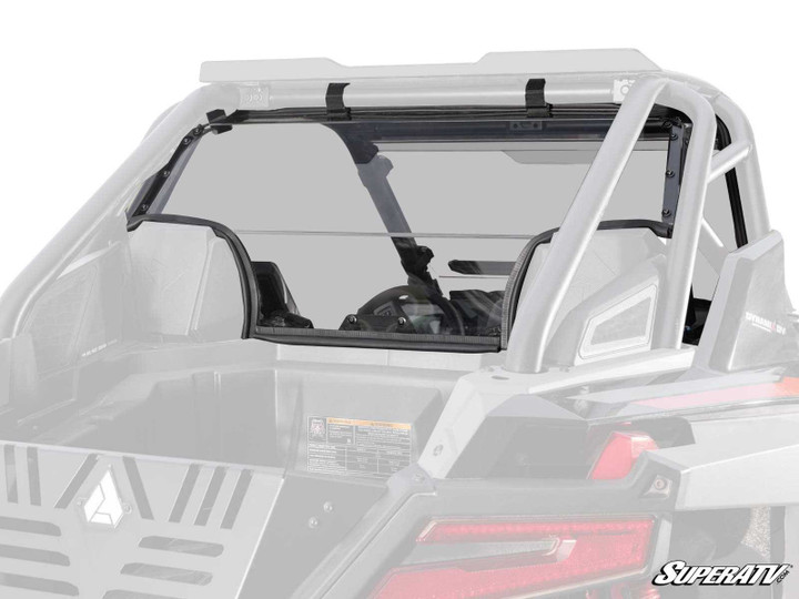 Polaris RZR PRO XP Rear Windshield - 2 Seat with Rockford Fosgate Audio - 2020-2024 - Standard Polycarbonate - Light Tint -