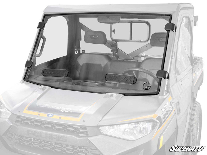 Bobcat UV34 Vented Full Windshield - Scratch Resistant Polycarbonate - Clear
