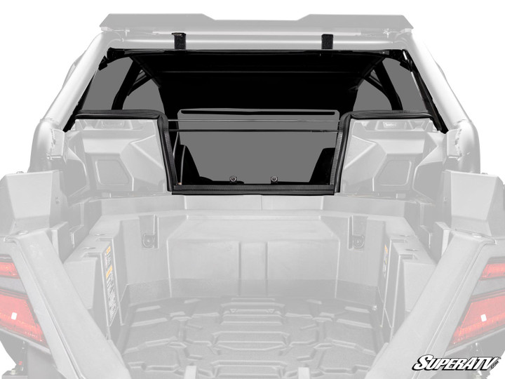 Polaris RZR Pro R Rear Windshield - 4 Seat with Rockford Fosgate Audio - 2025+ - Standard Polycarbonate - Light Tint -