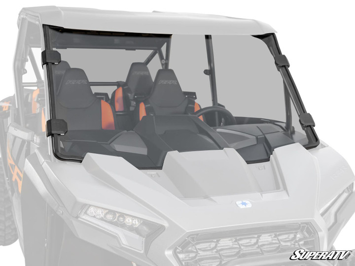 Polaris RZR XP Full Windshield - Scratch Resistant Polycarbonate - Light Tint