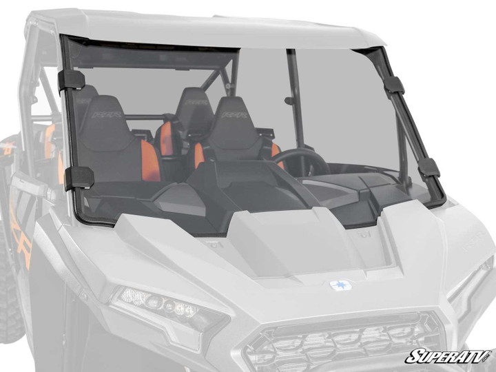 Polaris RZR XP S Full Windshield - Scratch Resistant Polycarbonate - Light Tint