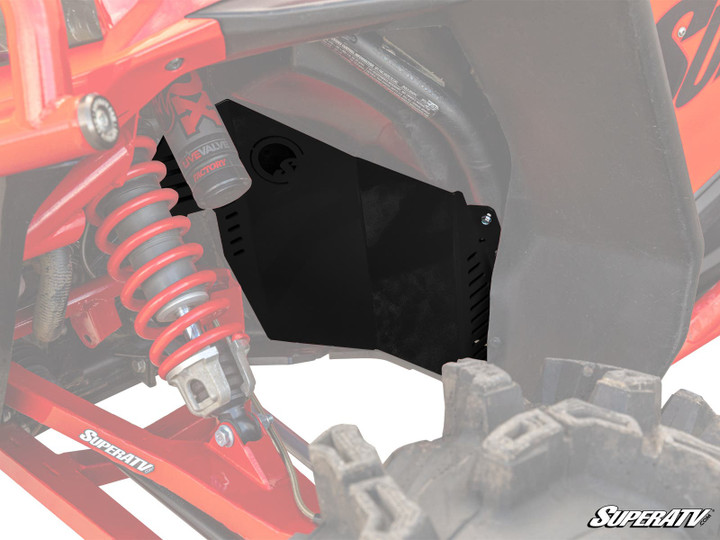 Polaris RZR XP Turbo Inner Fender Guards - Black