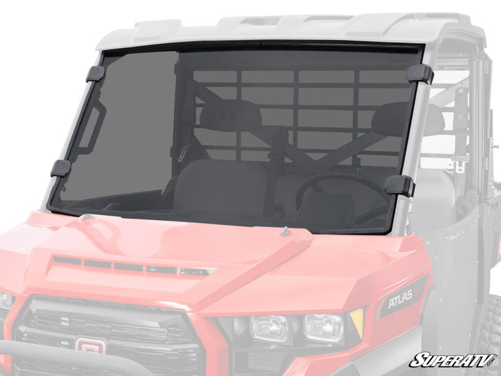 Gravely Atlas JSV Full Windshield - Scratch Resistant Polycarbonate - Dark Tint