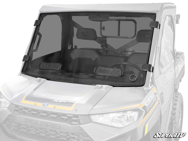 Polaris Ranger XP 570 Vented Full Windshield - Scratch Resistant Polycarbonate - Dark Tint