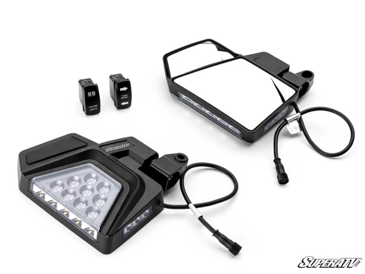 Yamaha Dual Section LED Side-View Mirrors -