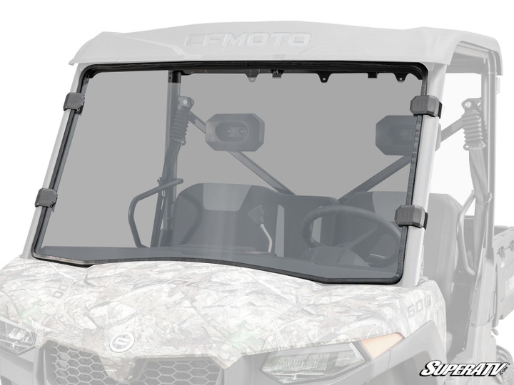CFMOTO UForce 600 Full Windshield - Scratch Resistant Polycarbonate - Dark Tint