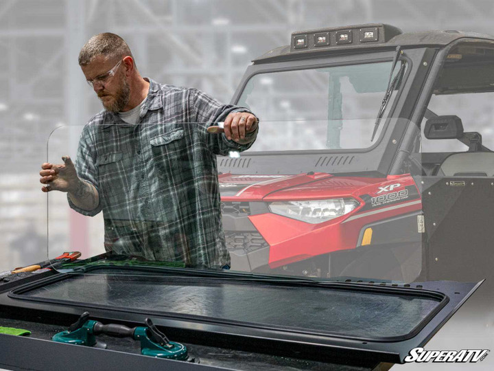 Replacement Glass Windshield Kit - GWS-P-RAN1K