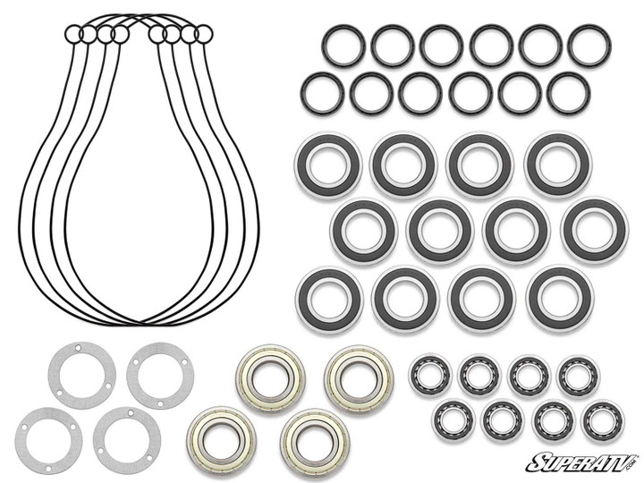 8" Portal Gear Lift Seal and Bearing Rebuild Kits - Single Idler - 0.6 - Seal & Bearing Rebuild Kit for 4 Portal Boxes -