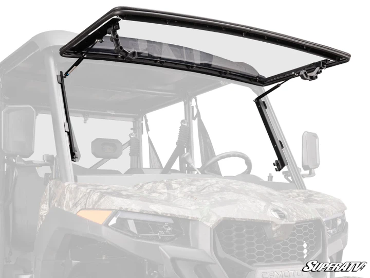 CFMOTO UForce 600 Scratch Resistant Flip Windshield - 2023+