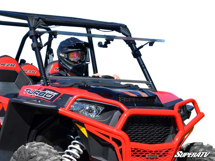 Polaris RZR XP Turbo Flip Windshield - 2016-2018 - With Ride Command