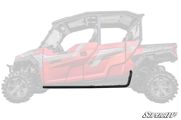 Polaris General 4 Heavy Duty Nerf Bars - Wrinkle Black -