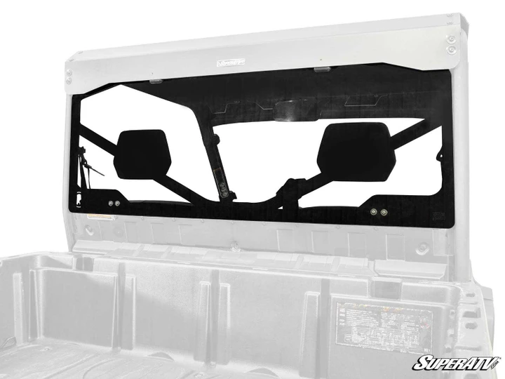 Can-Am Defender HD10 Rear Glass Windshield - With OEM Roof