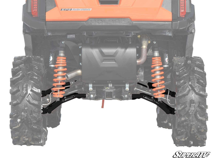 Polaris RZR Trail S 900 High Clearance 1.5" Rear Offset A-Arms - Black