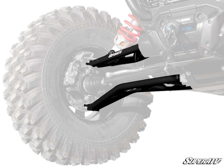 Polaris RZR XP High-Clearance A-Arms - Adjustable - Both (Only Lower A Arms are Adjustable) Black