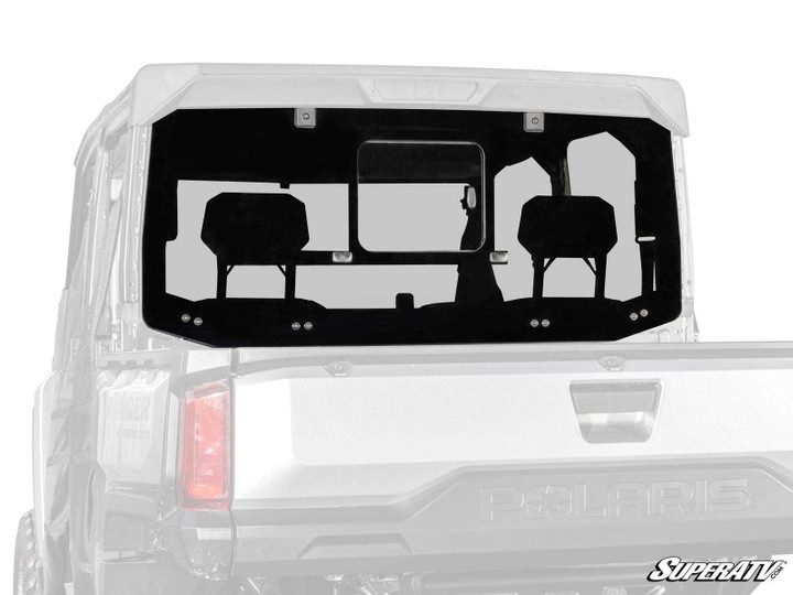 Polaris Ranger XD 1500 Glass Sliding Rear Windshield -