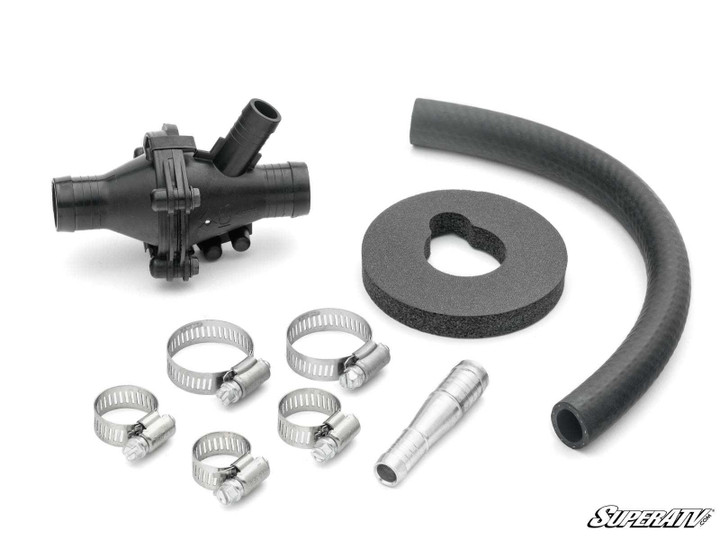 Polaris Ranger XP 1000 Cab Heater - XP 1000 Crew - 2019+ - Front - Grille Cover - Quick-Start Flow Valve
