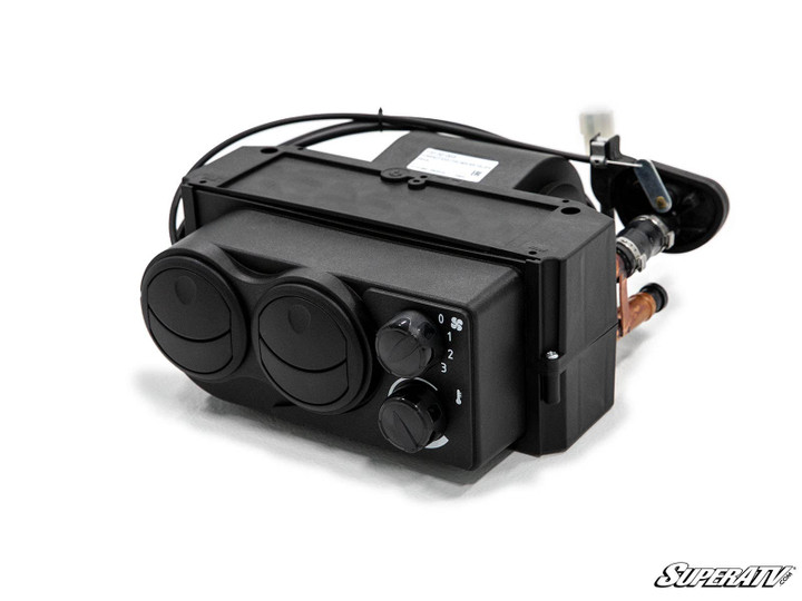 Can-Am Defender HD5 Cab Heater - Heater + Grille Cover - Quick-Start Flow Valve