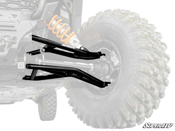 Polaris RZR XP 2" Forward Offset A-Arms - Excludes Ball Joints - Black