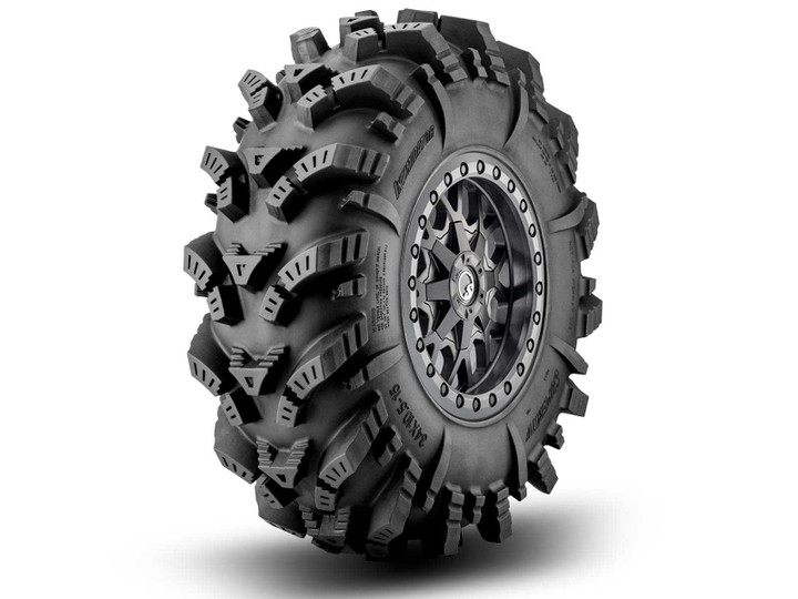 Mounted Tires - Intimidator - 34x10.5-15 - 4/137 & 4/156 - MADLock Beadlock - Gunmetal - 15 inch - 7 inch -