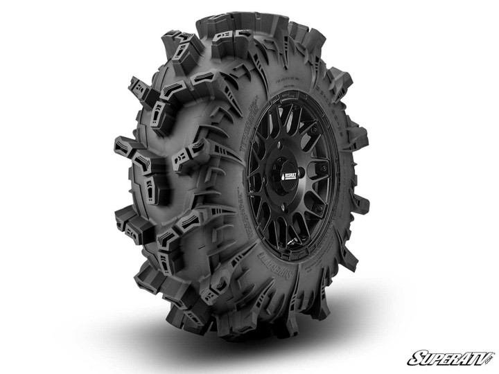Mounted Tires - Terminator MAX - 32x10-15 - 4/156 - Hellfire - Satin Black - 15 inch - 7 inch -