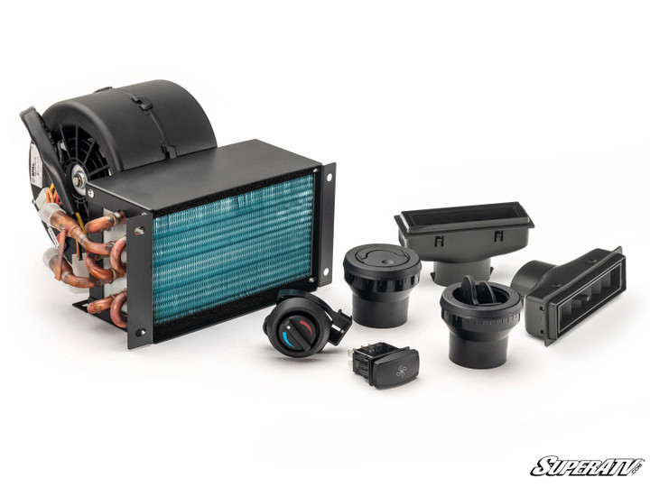 Polaris Ranger XP 1000 In-Dash Cab Heater - Heater + Grille Cover - Quick-Start Flow Valve