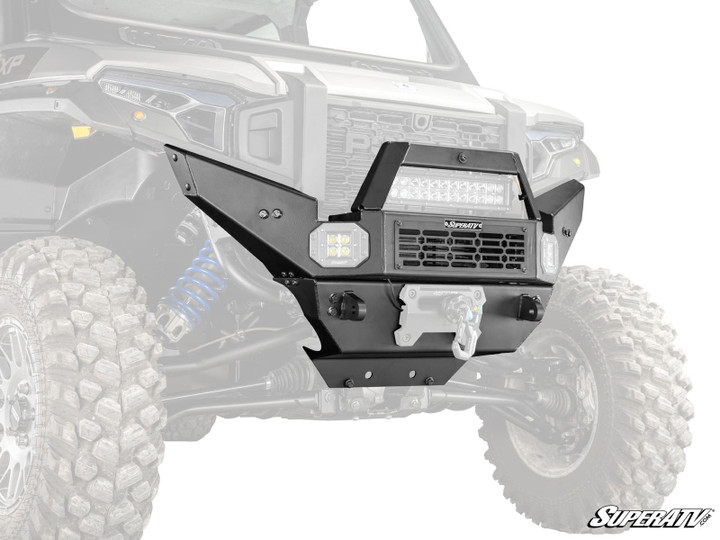 Polaris Xpedition Winch-Ready Front Bumper - 2 Cube Lights - No Light Bar