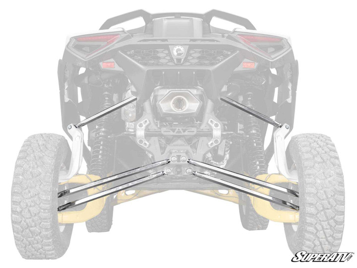 Can-Am Maverick R Billet Aluminum Hex Radius Arms - Radius Arms + Nut Weld Plate
