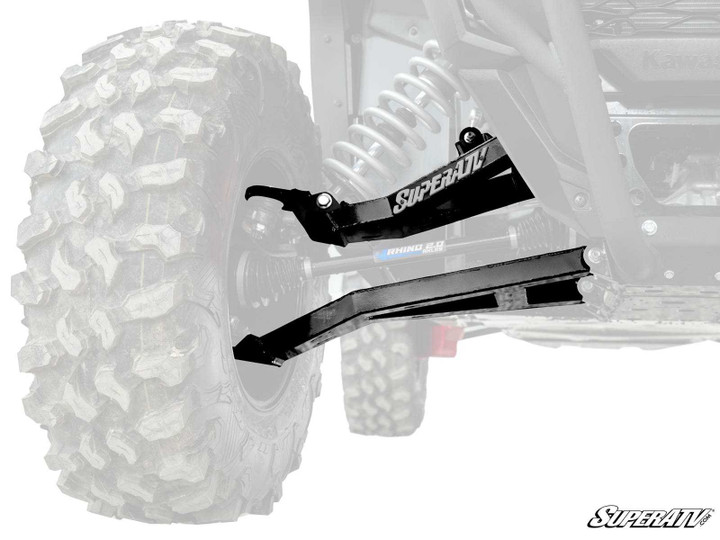 Kawasaki Teryx KRX 1000 1.5" Forward Offset Boxed A-Arms - Excludes Ball Joints - Black