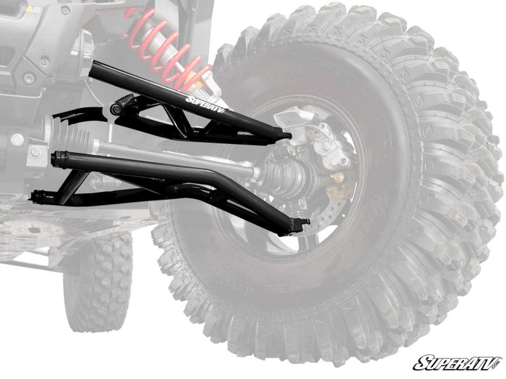 Polaris RZR XP 2" Forward Offset A-Arms - Heavy-Duty 4340 Chromoly Steel - Black