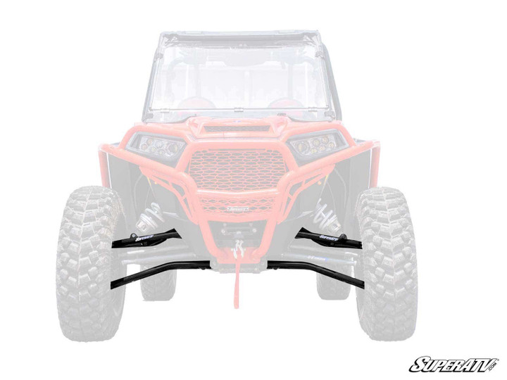 Polaris RZR XP 1000 High Clearance A-Arms - Non-Adjustable - Upper & Lower - Keller Ball Joints - Black