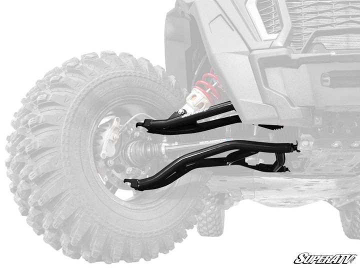 Polaris RZR XP 1000 High Clearance 2" Forward Offset A-Arms - Heavy-Duty 4340 Chromoly Steel - Black