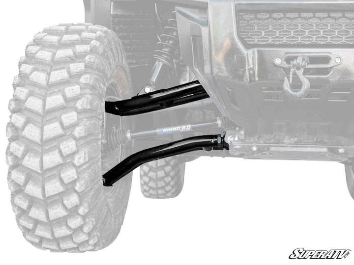 Honda Pioneer 1000 Atlas Pro 1.5" Forward Offset A-Arms - 2016-2021 - Keller Ball Joints - Black -