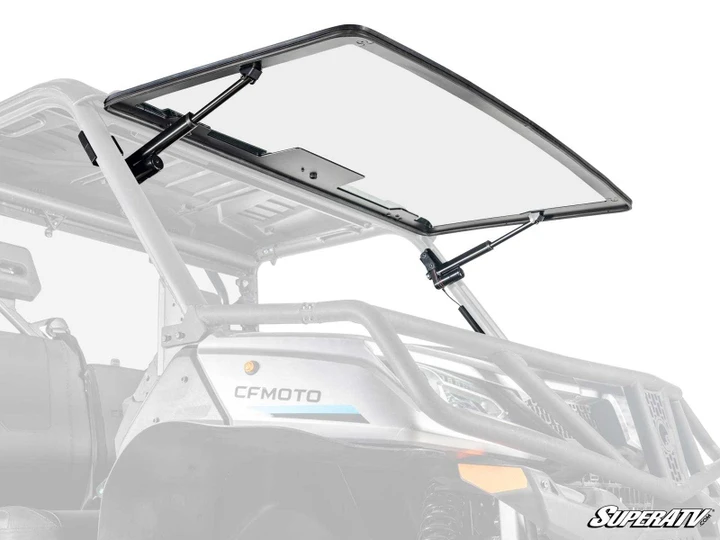 CFMOTO UForce 1000 MaxDrive Power Flip Glass Windshield - Without Wiper & Washer Kit