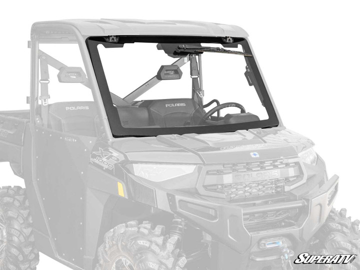 Polaris Ranger XP 570 MaxDrive Power Flip Glass Windshield - With Wiper & Washer Kit