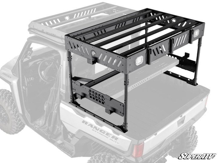 Polaris Ranger XD 1500 Outfitter Bed Rack - 1 Shelf - No Cube Lights